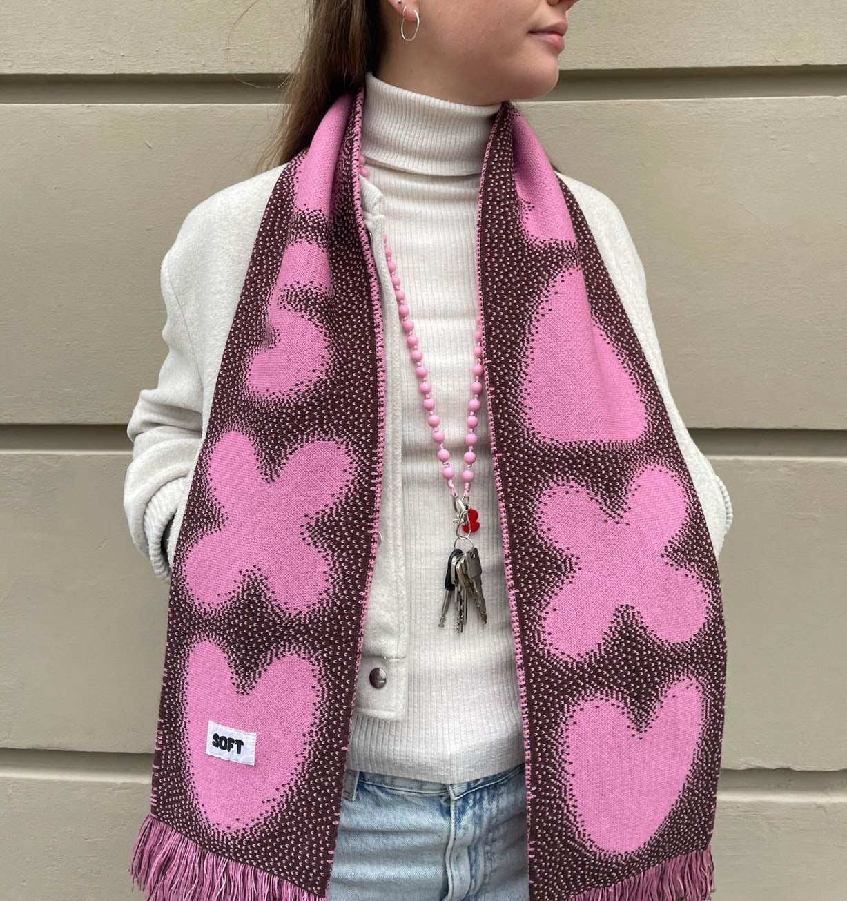 Schlüsselkette Rosa