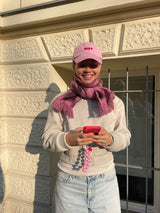 Kurze Schlüsselkette Rosa