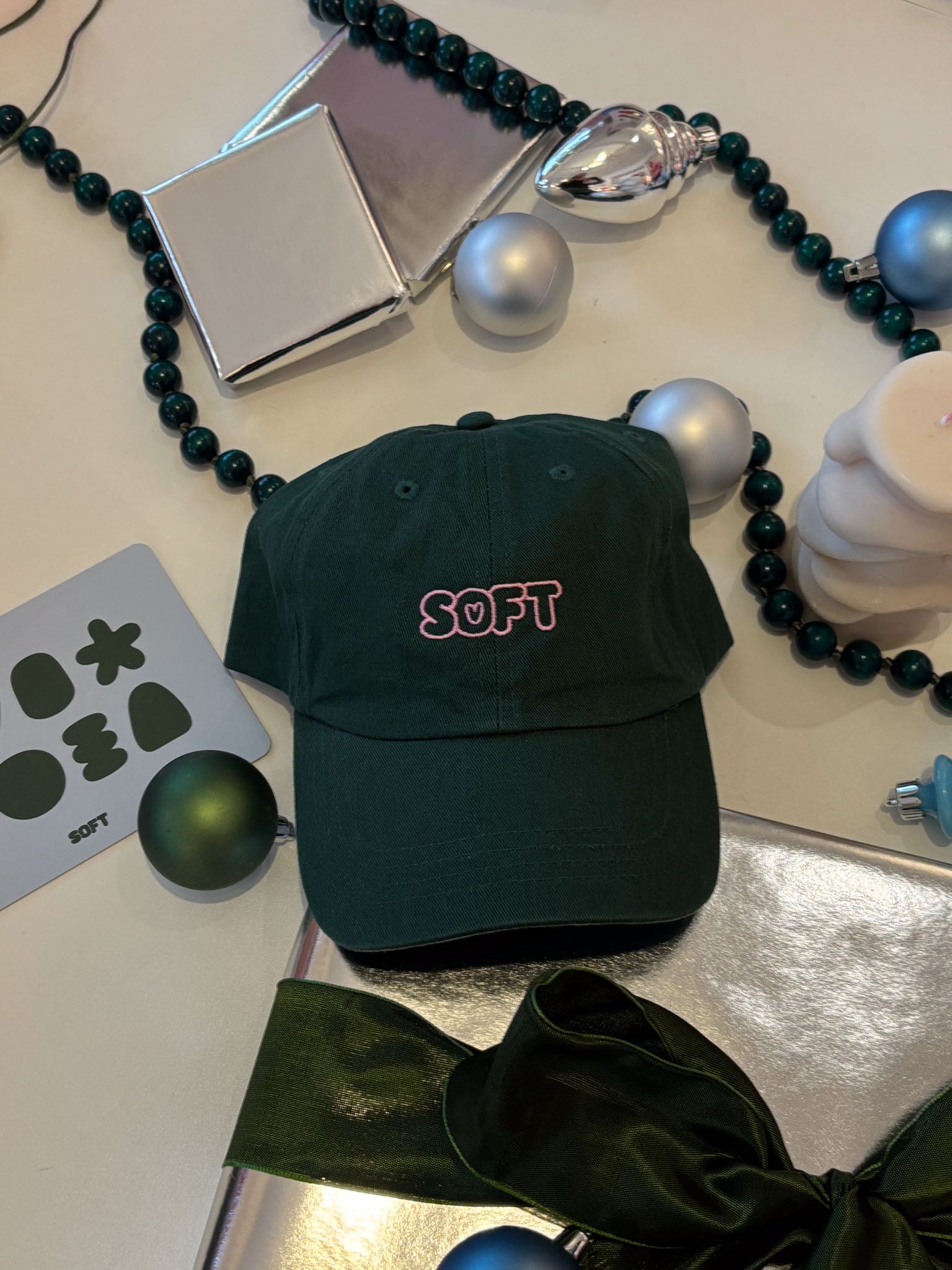 Soft Cap dark green
