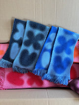 Fanschal Dunkelblau/Blau