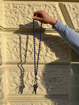 Schlüsselkette Dunkelblau