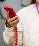 Kurze Schlüsselkette Rot