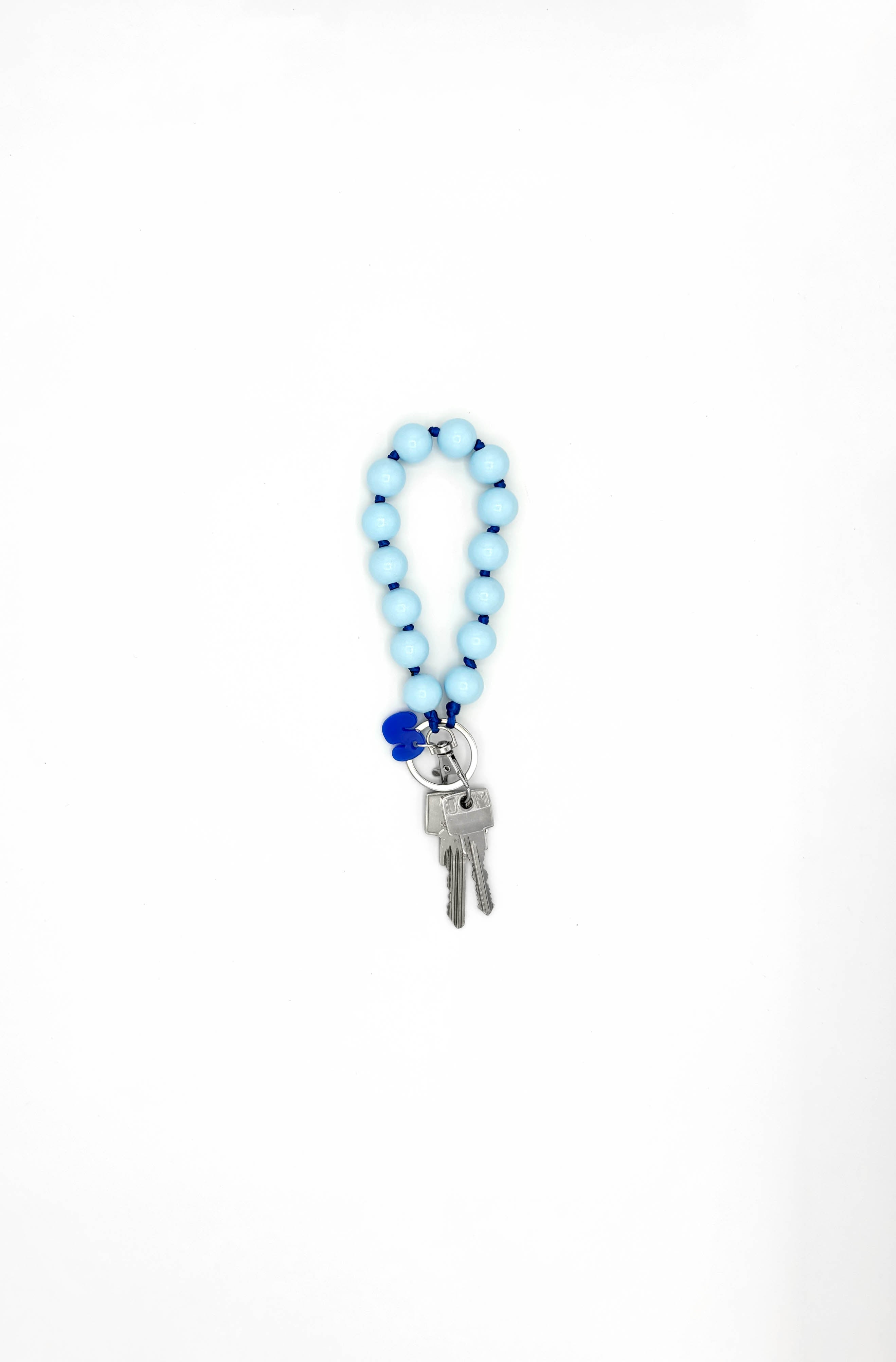 Kurze Schlüsselkette Hellblau/Balu