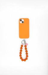 Kurze Schlüsselkette Orange/Rosa