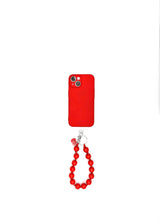 Kurze Schlüsselkette Rot