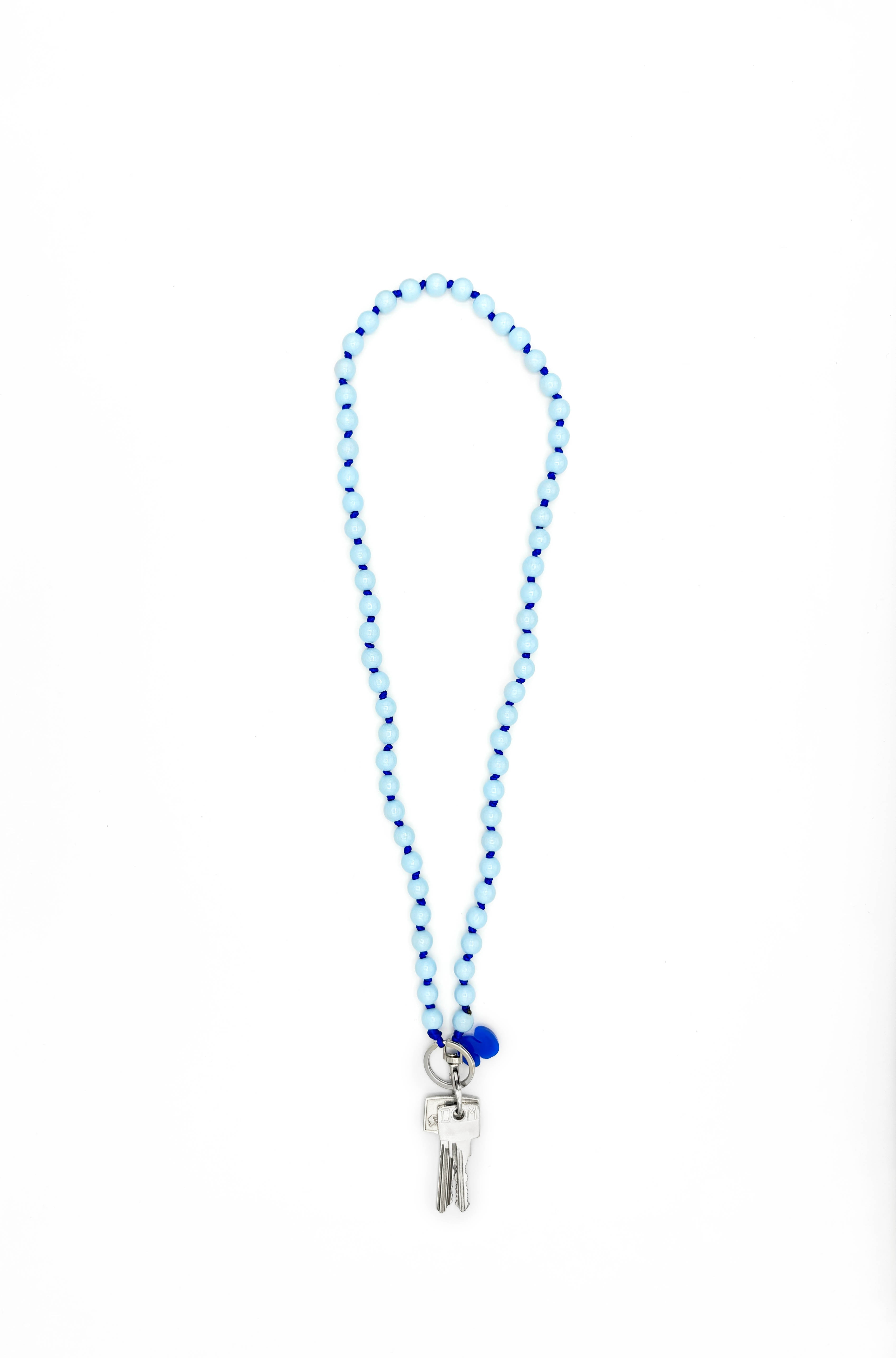Schlüsselkette Hellblau/Blau